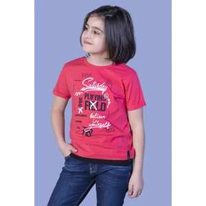 Erkek Çocuk Etek Garnili T-Shirt