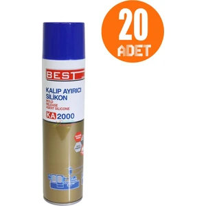 KA2000 Silikon Bazlı Kalıp Ayırıcı Sprey 400 ml 20 Adet