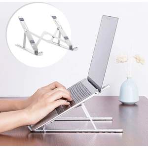 Buffer Ayarlanabilir Dizüstü Destek Tabanı Tamamen Katlanabilir Taşınabilir Laptop Yükseltici