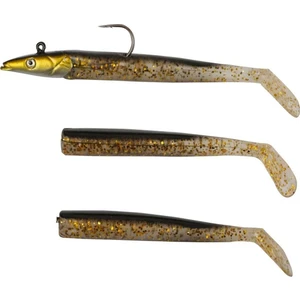 Sandel 10CM Silikon Yem  - Black/ Gold Body - 14G