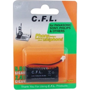 2.4V 1100MAH Aaa Telsiz Telefon Pili 2 Kablolu