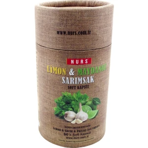 Limon-Maydanoz-Sarımsak  Soft Jel Kapsül 60'lı