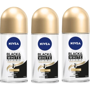Black White Ipeksi Pürüzsüzlük Kadın Roll-On 50 ml 3 Adet
