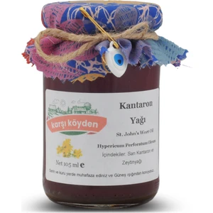 Karşı Köyden Kantaron Yağı - (100ml - Cam Kavanoz)