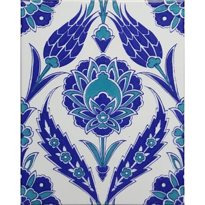 Can Seramik  20*25 Cm CÇ308 Iznik Çini Karo  5' Li 1 Paket