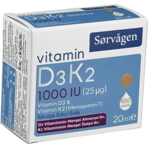Vitamin D3K2 1000 Iu 20 ml Damla