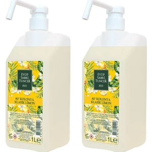 Eyüp Sabri Tuncer Klasik Limon Kolonyası Sprey Başlıklı 1 Lt 2 Adet