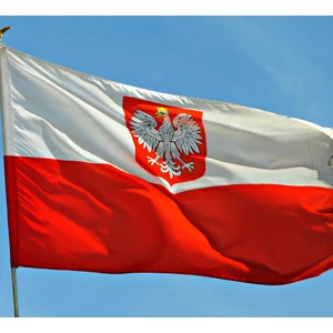 Fors Bayrak Polonya Gönder Bayrağı Raşel Kumaş 70 x 105 cm