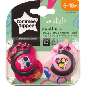 Tommee Tippee Fun Style 2'li Emzik 6-18 Ay Desenli