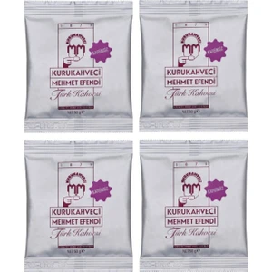 Kurukahveci Mehmet Efendi  Türk Kahve Kafeinsiz 50 gr 4'lü