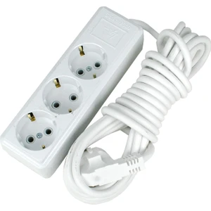 3 Prizli 5 Metre Elektrik Uzatma Kablosu