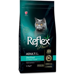 Plus Kısırlaştırılmış Yetişkin Kedi Maması 1.5 Kg(Tavuklu)
