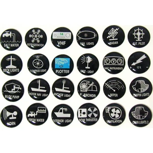Kontrol Panelleri Içinyapışkanlı Çıkartma 24 Ad.s