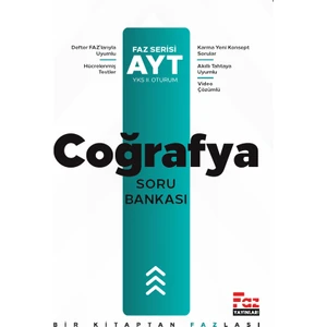 Faz Yayınları Ayt Coğrafya Soru Bankası