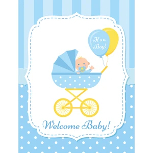 Hoş Geldin Bebek Tebrik Kartı