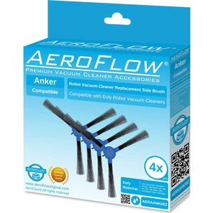 Aeroflow Eufy Robovac 11S - 35C / 12 / 15C / 15T / 30 / 30C / 35C Yan Fırça - 4 Adet