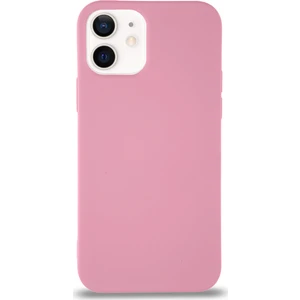 Case World Apple iPhone 12 Kılıf Altı Kapalı Içi Kadife Lansman Silikon Arka Kapak - Pembe