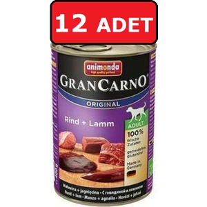 Gran Carno Sığır ve Kuzu Etli Köpek Konservesi 12 Adet x 400 gr
