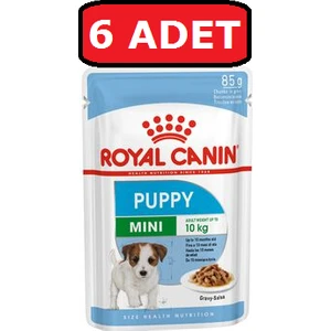 Royal Canin Mini Puppy Soslu Köpek Yaş Maması 85 gr 6 Adet