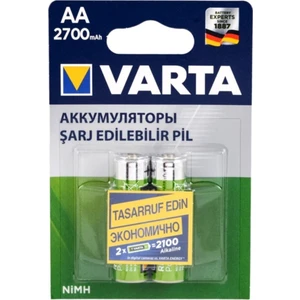 5706 2700 Mah Aa Şarjlı Kalem Pil 2'li