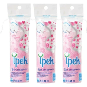 Ipek Makyaj Temizleme Pedi 70'li x 3 Adet