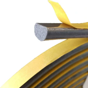 Atlastek Metal 4X20 mm  10 mt Yapışkanlı Dökme Poliüretan Conta Bant