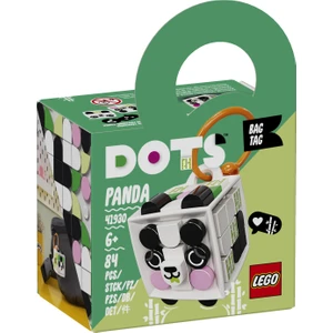 LEGO® DOTS Panda Çanta Süsü 41930  - Çocuklar için Kendin Yap Dekoratif Aksesuar Yapım Seti (84 Parça)
