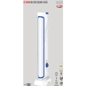 CT-9940 80 Ledli Dimmerli 6 Saat Şarjlı Ayarlı Işıldak CT-9940