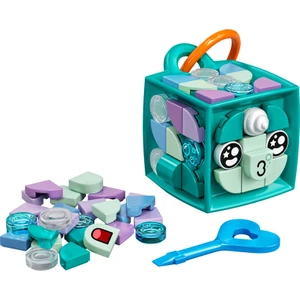 LEGO® DOTS Deniz Gergedanı Çanta Süsü 41928 - Çocuklar için Yaratıcı Kendin Yap Oyuncak Dekorasyon Yapım Seti (85 Parça)