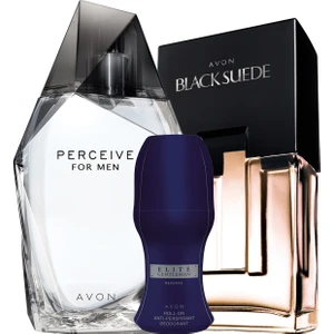 Perceive ve Black Suede Erkek Parfüm Rollon Paketi