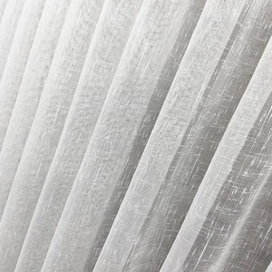 Volper Mekanik VP500 Beyaz 300 x 260 cm 1/2,5 Pile Naturel Keten Tül Perde