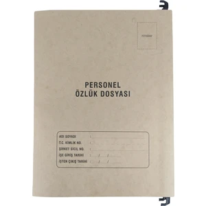 KOD:222 Askılı Kraft Personel Özlük Dosyası Tekli