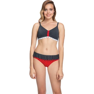 Kırmızı 20205MM Fırfırlı Bikini Alt-Kır