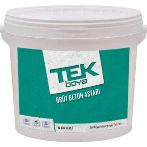 Tek Boya Brüt Beton Astarı 12 Kg- Yeşil