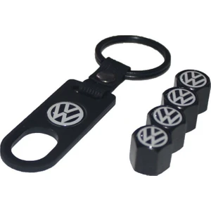 Volkswagen Metal Anahtarlık ve Sibop Kapak Seti 1.kalite