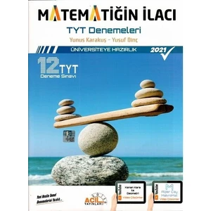 Acil Yayınları TYT Matematiğin İlacı 12 Deneme Sınavı Seti Üniversiteye Hazırlık Kitabı