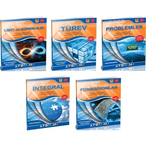 Apotemi Yayınları  Limit Süreklilik + Türev + Problemler + Integral + Fonksiyonlar 5 'Li Set