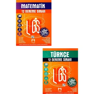 Mozaik Yayınları 8. Sınıf LGS Matematik 12 'Li + LGS Türkçe 12 'Li Deneme Sınavı