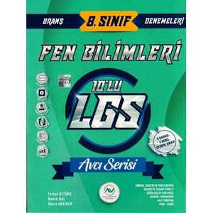 Av Akıllı Versiyon Yayınları 8. Sınıf LGS Fen Bilimleri 10 lu Deneme - Ferhat Öztürk