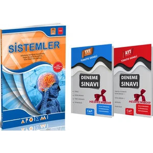 Apotemi Yayınları  Biyoloji Sistemler Soru Bankası + TYT AYT Deneme Seti