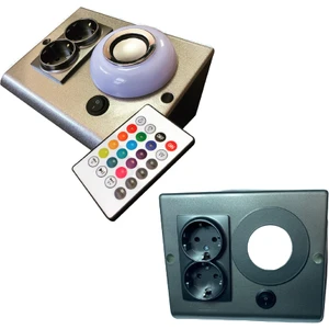 Çağatay Elektrik Tezgah Altı Müzikli Prizmatik ve Tezgah Altı 3 W Spotlu Armatür (Müzikli Tezgah Altı ve Normal Tezgah Altı) İkili Set