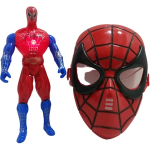 Blue Toys Spiderman 2'li Set Maskeli Figür Işıklı Oyuncak