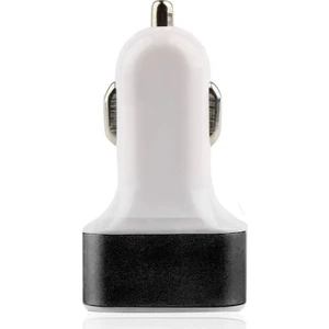 3 USB Port 2.1A Araç Içi Çakmaklıktan Şarj Cihazı Beyaz