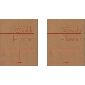 Folix Book Haftalık Planlayıcı 54 Yaprak 15 5 x 23 cm 2'li