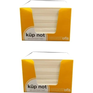 Küp Bloknot Göz Yormayan Kağıt 8 x 8 x 6 cm 2'li