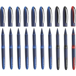 One Business 0,6 mm Roller Imza Kalemi 7 Mavi 2 Siyah 1 Kırmızı