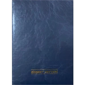 Zimmet Defteri 100 Yaprak Suni Deri Ciltli 21 x 28 cm