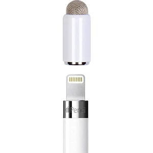 Apple Pencil Için 2in1 Şarj Kapağı ve Dokunmatik Kalem - Nano Uç - AL2540