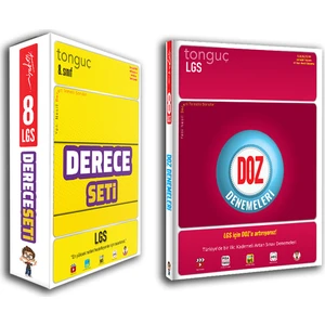 Tonguç Akademi Yayınları Derece Set Doz Denemeleri
