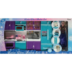 Oyuncak Karlar Ülkesi Bebekli Mutfak Seti